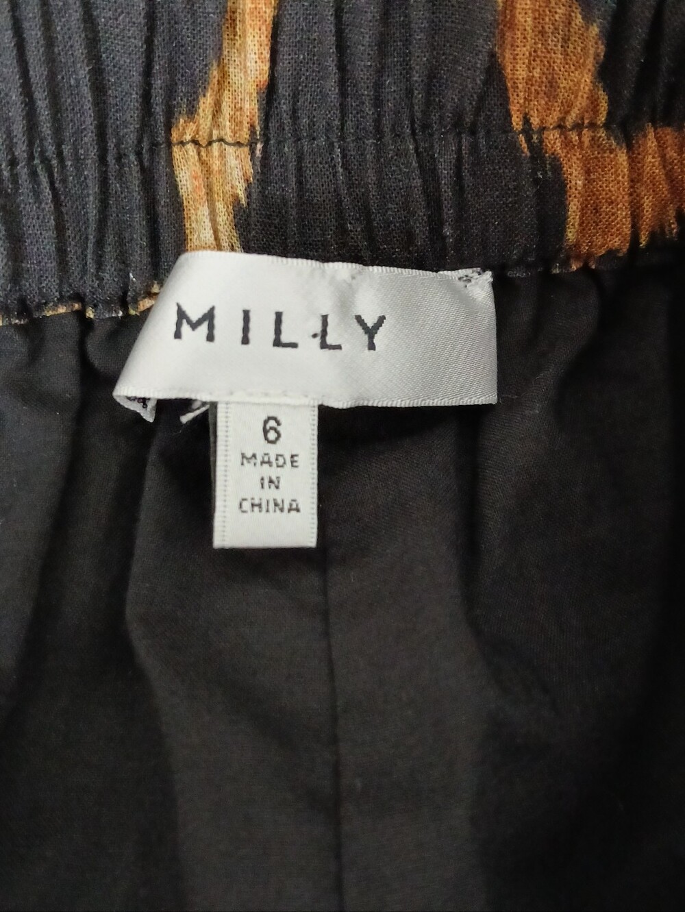 Milly Marlowe Giraffe-Print Linen Pants - Picture 7 of 8